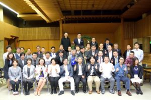 松山で毎年開催されている助成金勉強会の集合写真